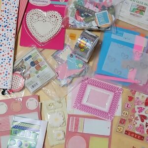 Colorful Scrapbooking or Card Making Kit for the Crafter in You
